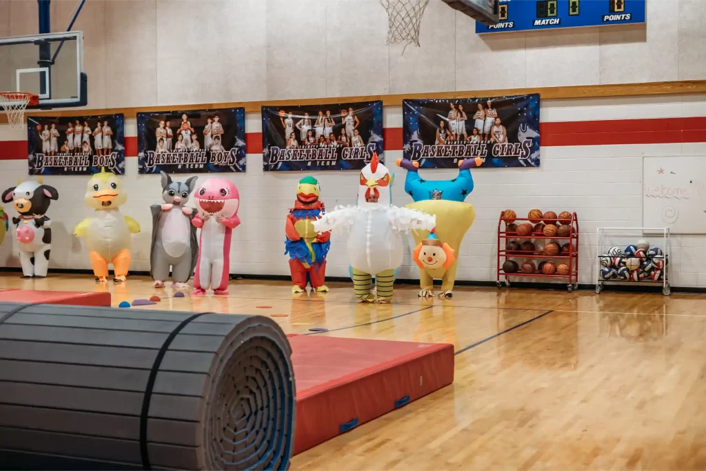 Fun Run Mascots